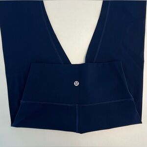 LULULEMON WUNDER UNDER SMOOTH COVER HIGH RISE TIGHT 16” INSEAM TRUE NAVY SIZE 4